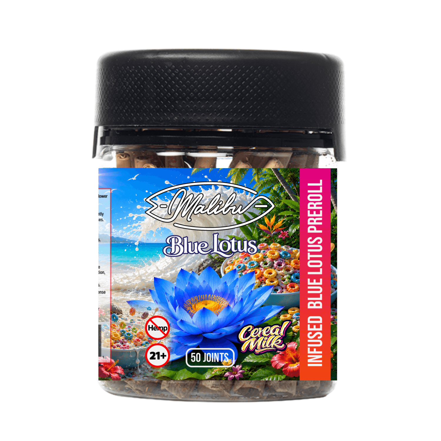 Blue Lotus - Cereal Milk 50pk Infused Prerolls (Case/32)