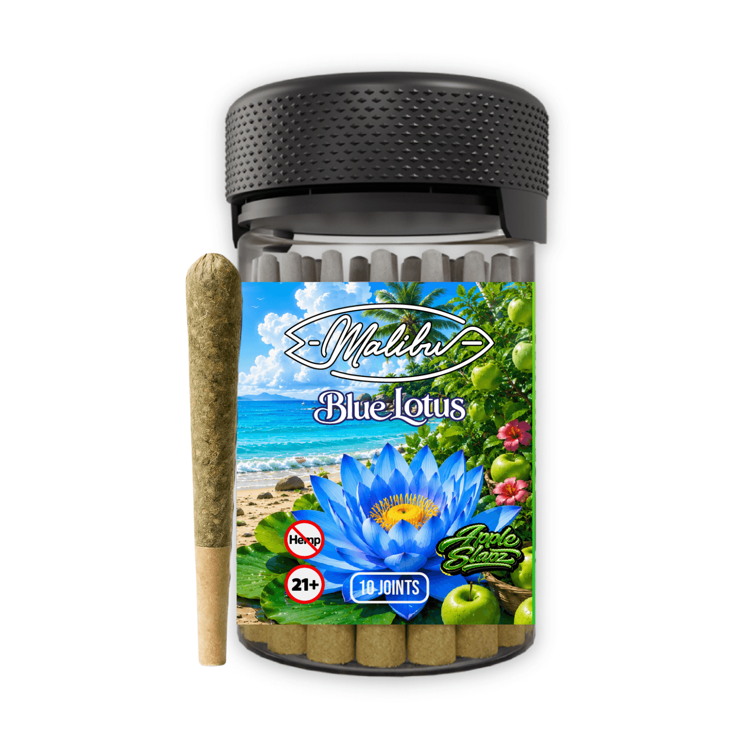 Blue Lotus - Apple Slapz 10pk Infused Prerolls (Case/20)