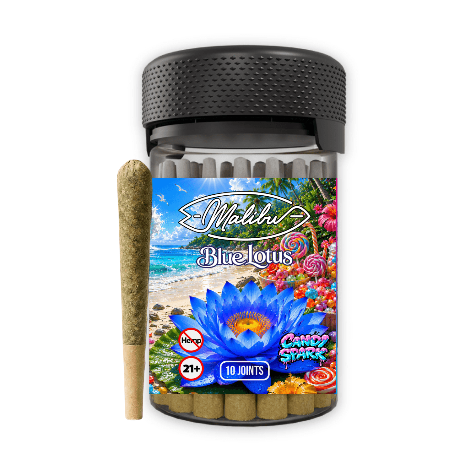 Blue Lotus - Candy Spark 10pk Infused Prerolls (Case/20)
