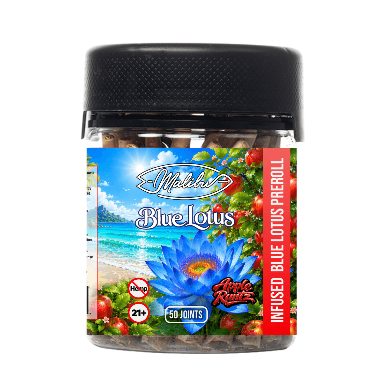 Blue Lotus - Apple Runtz 50pk Infused Prerolls (Case/32)